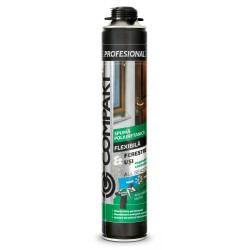 Spuma poliuretanica pentru montaj, flexibila, aplicare cu pistol, Compakt All Season, 750 ml