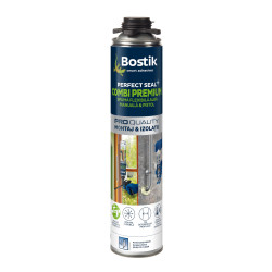 Spuma poliuretanica pentru montaj si izolatii, cu aplicare manuala / cu pistol, Bostik Combi Premium, 750 ml