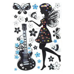 Sticker decorativ perete, camera copii, diverse modele, D393, 62 x 37 cm