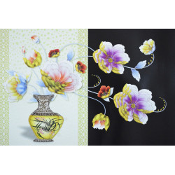 Sticker decorativ perete, living, diverse modele, D396, 61 x 35 cm
