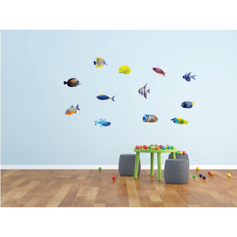 Sticker decorativ perete, living, Pesti 3, PT3123 TR, 50 x 70 cm