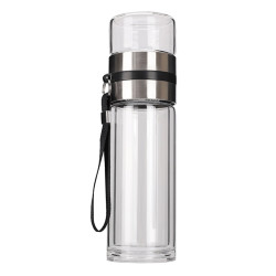 Sticla cu infuzor, sticla, SY-013, transparent, 0.3 l