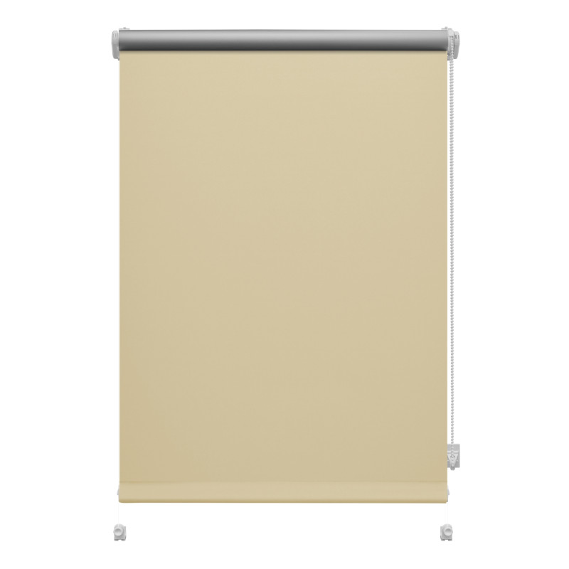 Stor Gardinia Mini Termo, stofa aluminizata, bej caramel, opac, dimensiuni material 72.5 x 150 cm