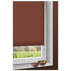 Stor Gardinia Mini Termo, stofa aluminizata, maro ciocolata, opac, dimensiuni material 57 x 150 cm