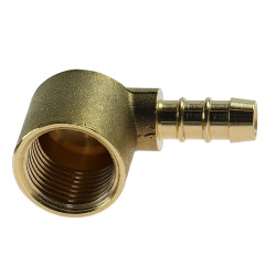Stut spate cotit pentru aragaz, alama, filet interior, 1/2"