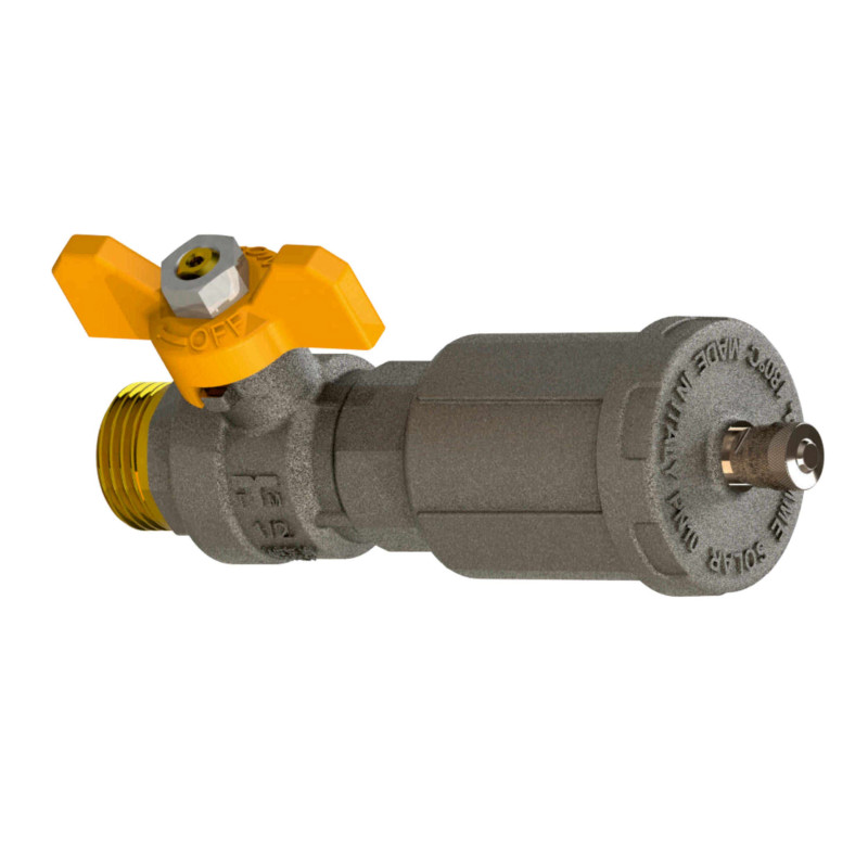 Supapa automata de aerisire cu robinet sfera, pentru pentru instalatii solare