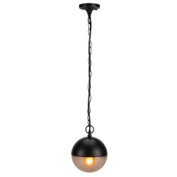 Supensie exterior Kora 7 KL137001, 1 x E27, negru, modern