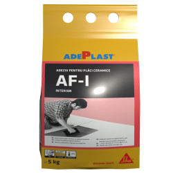 Adeziv gresie si faianta Adeplast AF-I, gri, pentru interior, 5 kg