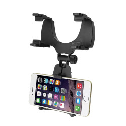 Suport auto telefon / tableta, Ro Group IN2048, universal, montare cu cleme, prindere telefon cu cleme, plastic, negru