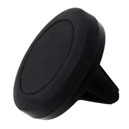 Suport auto telefon / tableta, VGT, universal, montare cu cleme, prindere telefon cu magnet, cauciuc, negru
