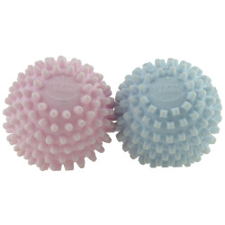 Bile uscator rufe, Meliconi Bucato Soft 656153, albastru / roz, material sintetic, reutilizabile, set 2 bucati