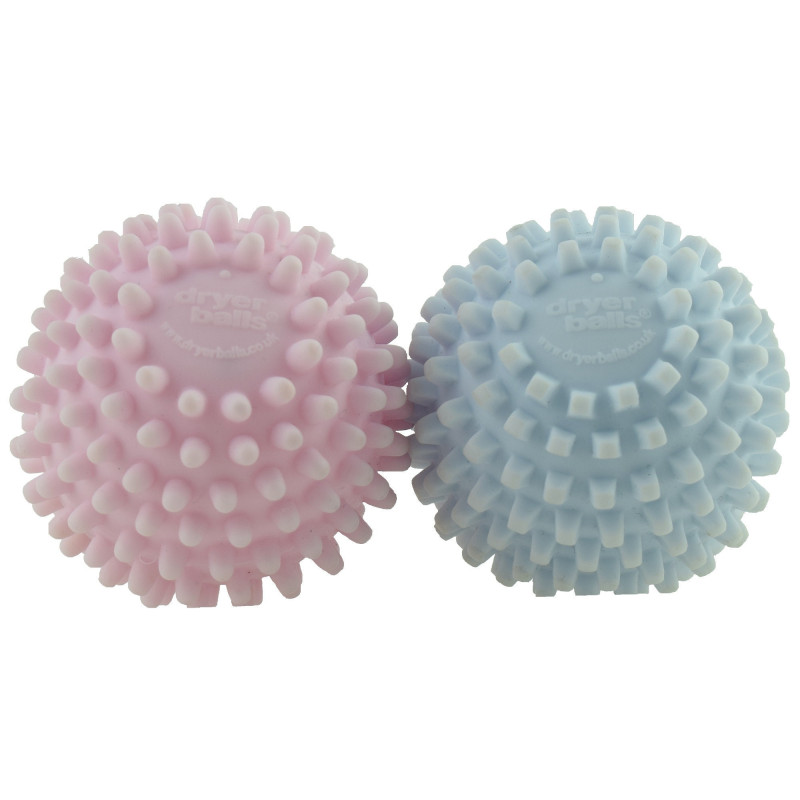 Bile uscator rufe, Meliconi Bucato Soft 656153, albastru / roz, material sintetic, reutilizabile, set 2 bucati