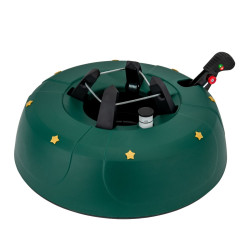 Suport brad natural Craciun Start 3, plastic, cu rezervor de apa, D 13 cm / reglabil, verde, 5 kg
