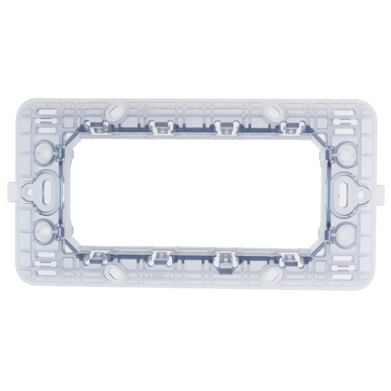 Suport Bticino Matix S504SAE, 4 module, pentru rama priza / intrerupator Suport Bticino Matix S504SAE, 4 module, pentru rama priza / intrerupator