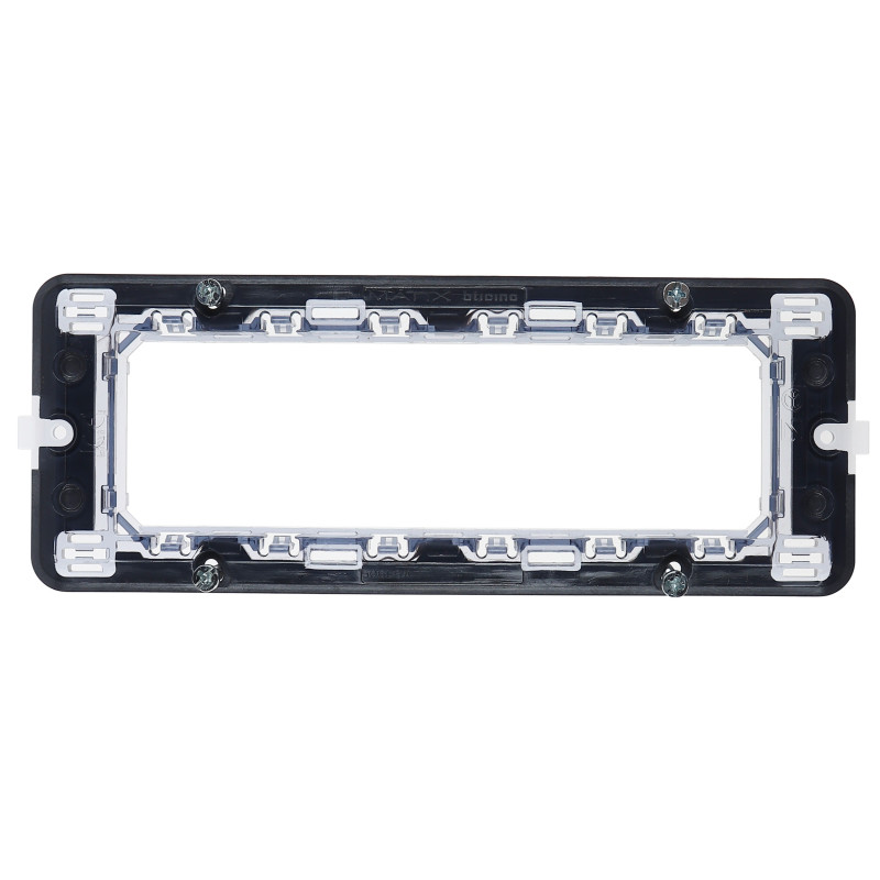 Suport Bticino Matix S506LSAE, 6 module, pentru rama priza / intrerupator Suport Bticino Matix S506LSAE, 6 module, pentru rama priza / intrerupator