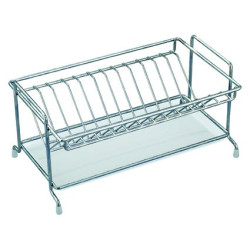 Suport bucatarie, pentru farfurii, 4050, metal cromat, 37 x 22.5 x 18.5 cm