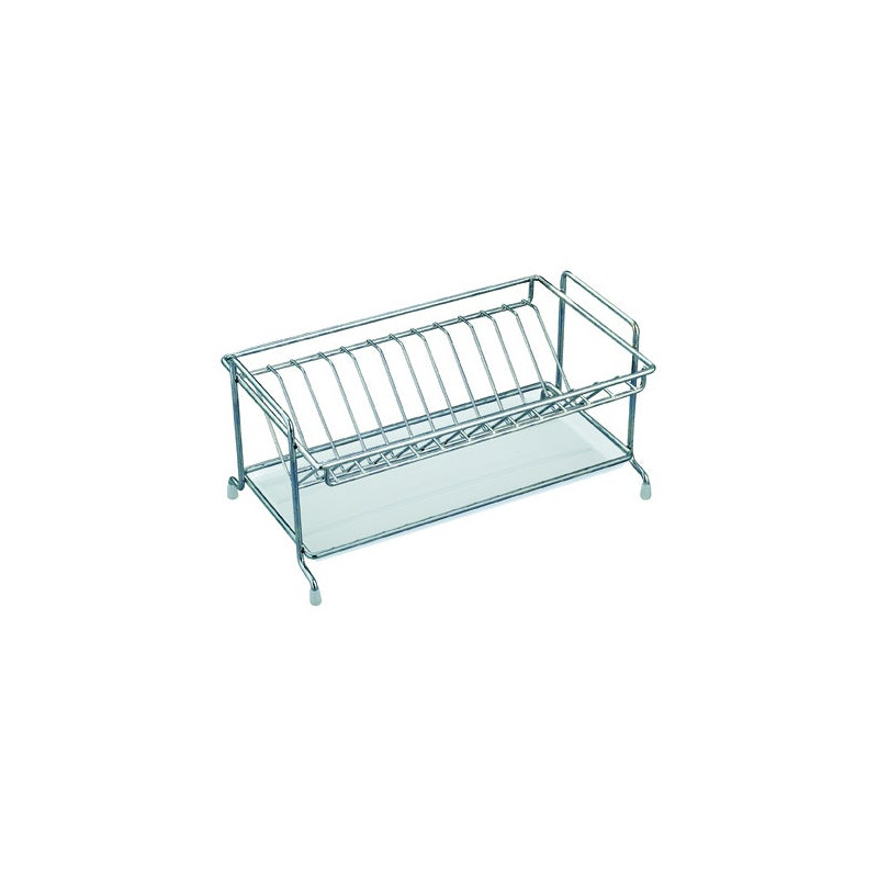 Suport bucatarie, pentru farfurii, 4050, metal cromat, 37 x 22.5 x 18.5 cm