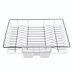 Suport bucatarie, pentru vase, KB003 C, otel, gri, 49 x 32 x 9 cm