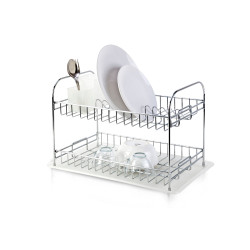 Suport bucatarie, pentru vase, KB007, 31 x 47 x 32 cm + tava + Suport bucatarie, tacamuri