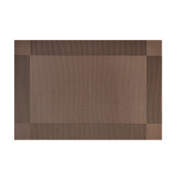 Suport farfurie masa, NX-DS03, 30 x 45 cm, PVC + PET, maro, set 2 bucati