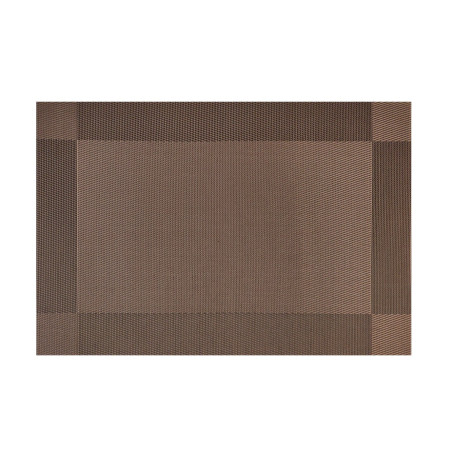 Suport farfurie masa, NX-DS03, 30 x 45 cm, PVC + PET, maro, set 2 bucati
