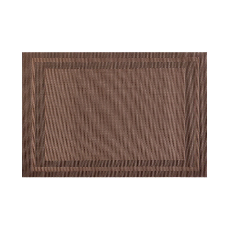 Suport farfurie masa, NX-DS11, 30 x 45 cm, PVC + PET, maro, set 4 bucati
