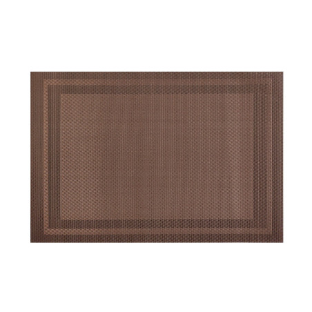 Suport farfurie masa, NX-DS11, 30 x 45 cm, PVC + PET, maro, set 4 bucati