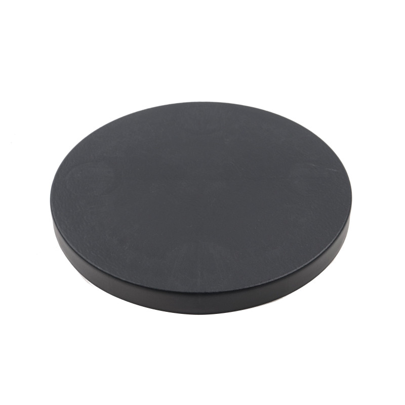 Suport ghiveci flori IPMR400-S433, mobil, rotund, plastic, antracit, 39 x 4.5 cm