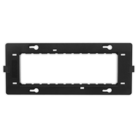 Suport Hoff, 6 module, 180 x 69 x 13 mm, pentru rama priza / intrerupator