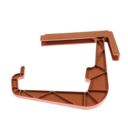 Suport jardiniera balcon, reglabil, plastic, teracota, 20 - 25 cm