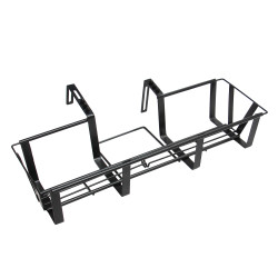 Suport jardiniera balcon Versay HY048, reglabil, metal, negru, 61 - 91 cm