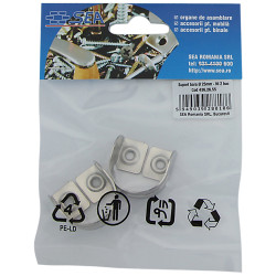 Suport metalic lateral, pentru bara haine , D 25 mm, set 2 bucati