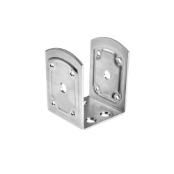 Suport pentru pereti despartitori, din otel, 61 x 60 x 80 mm