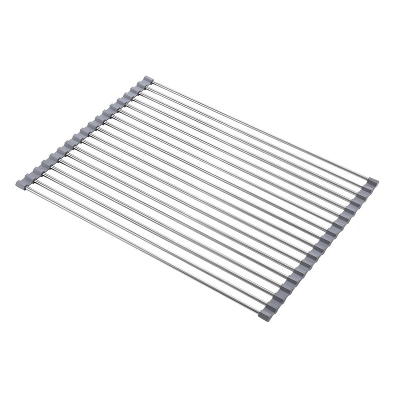 Suport pentru uscare vesela JY03-47355, inox, gri, 47 x 36 x 0.8 cm Suport pentru uscare vesela JY03-47355, inox, gri, 47 x 36 x 0.8 cm