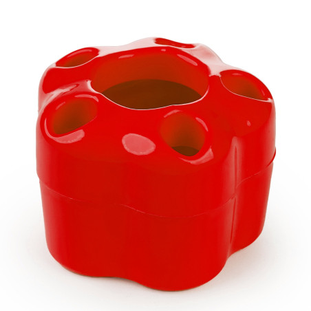 Suport periuta de dinti Plastina, plastic, oval, diverse culori
