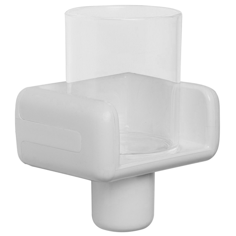 Suport periute dinti, Romtatay Alaska 62042, plastic, alb, prindere pe perete, 12 x 9 x 16 cm Suport periute dinti, Romtatay Alaska 62042, plastic, alb, prindere pe perete, 12 x 9 x 16 cm