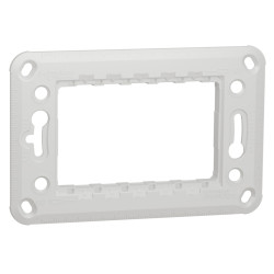 Suport plastic Schneider Electric Noua Unica NU7103P_DM, 3 module, pentru rama priza / intrerupator