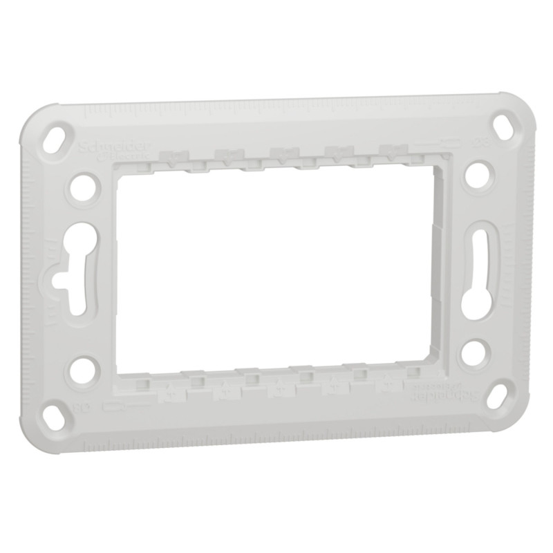Suport plastic Schneider Electric Noua Unica NU7103P_DM, 3 module, pentru rama priza / intrerupator Suport plastic Schneider Electric Noua Unica NU7103P_DM, 3 module, pentru rama priza / intrerupator