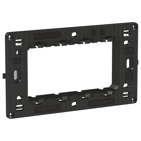 Suport Schneider Electric Easy Styl LMR7064003, 4 module, pentru priza / intrerupator