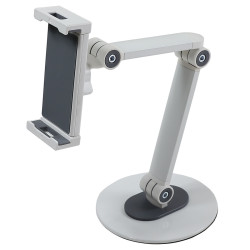 Suport tableta, pe birou, Paxton PAD30-02, reglabil, 11.9 - 32.8 cm, 1 kg, alb