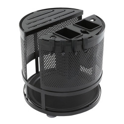 Suport tacamuri si ustensile, Paxton AE-1711A, tip stativ, otel + plastic, 23 x 25 cm