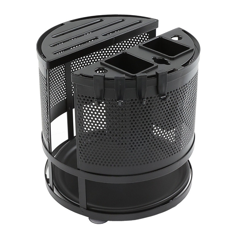 Suport tacamuri si ustensile, Paxton AE-1711A, tip stativ, otel + plastic, 23 x 25 cm