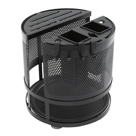 Suport tacamuri si ustensile, Paxton AE-1711A, tip stativ, otel + plastic, 23 x 25 cm