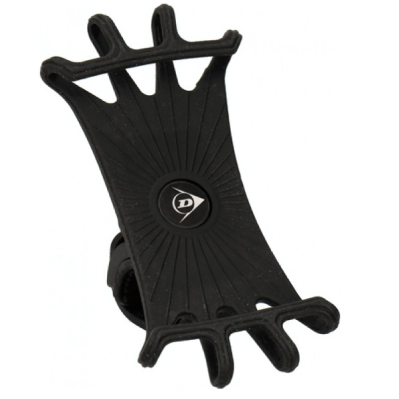 Suport telefon, pentru bicicleta Dunlop, cu prindere pe ghidon, negru