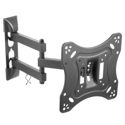 Suport TV LCD / LED, pe perete, Paxton PX 22342, reglabil, 58 - 106 cm, 20 kg, negru