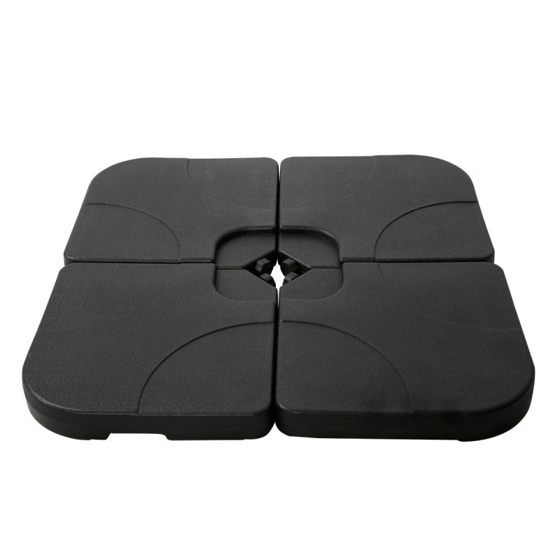Suport umbrela Grandio Mob, HDPE, forma patrata, 50 x 50 x 7.5 cm