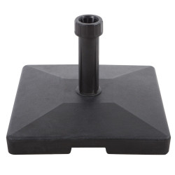 Suport umbrela Grandio Mob, plastic + beton, forma patrata, 45.5 x 45.5 x 30 cm