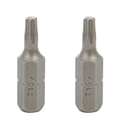 Bitii pentru insurubare, profil Torx, Bosch, T 15, 25 mm, set 2 bucati