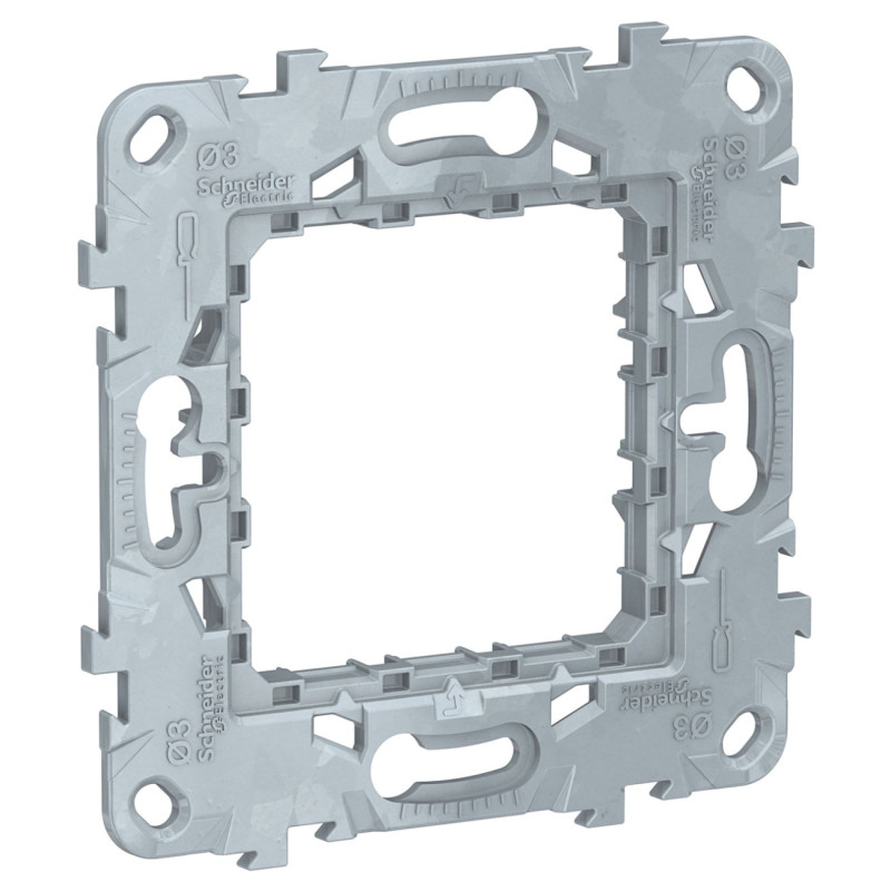 Suport zamac Schneider Electric Noua Unica NU7002_DM, 2 module, pentru rama priza / intrerupator Suport zamac Schneider Electric Noua Unica NU7002_DM, 2 module, pentru rama priza / intrerupator