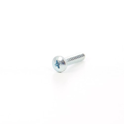Surub autofiletant pentru tabla, cu cap bombat, amprenta cruce, din otel, 4.8 x 25 mm, 10 bucati